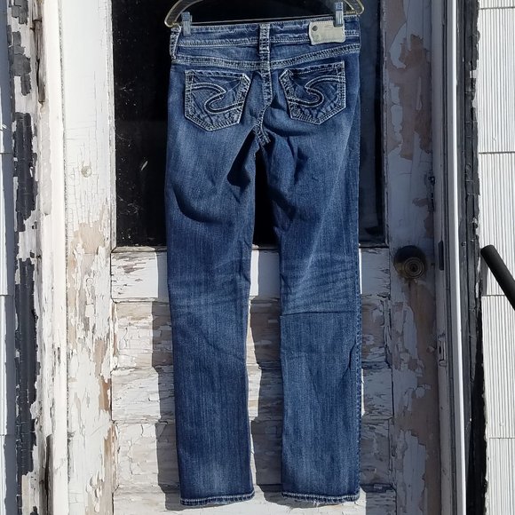 Silver Suki Straight Leg Stretch Jeans - 29/32 - Picture 3 of 15